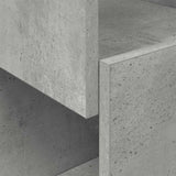 Corner Cabinet Concrete Grey 30.5x30x95cm Engineered Wood 889832