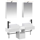 Bathroom Cabinet Set 5 pcs White 50 x 14.5 x 70 cm 3406311
