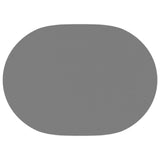 Table Cloth 5 pcs Oval Light Grey 130 x 220 cm 42040395