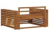2 Piece Outdoor Sofa Natural 3436399