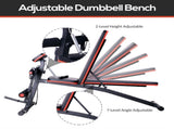 Adjustable Reclined Dumbbell Bench Weight Lifting Set Folding Sit Up Ab Bench Home Training Gym T3398P425172