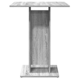 Bistro Table Grey Sonoma 60x60x75 cm Engineered Wood 815103