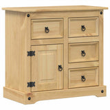 Sideboard Corona 80x40x75 cm Solid Wood Pine 4005679