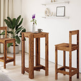 Bar Table Old Wood 51x50x103.5 cm Engineered Wood 854407