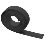 Garden Edging 25 m 15 cm PE Black 42036849
