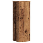 Plant Stands 2 pcs Old Wood 33x33x100 cm Engineered Wood 3307889