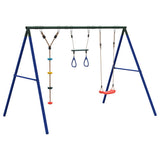 Outdoor Swing Set with Swing. Trapeze. Disc Swing 3283603