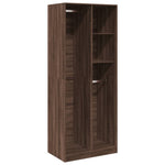 Wardrobe Brown Oak 80x50x200 cm Engineered Wood 3307762