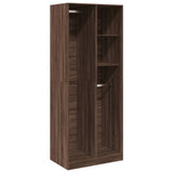 Wardrobe Brown Oak 80x50x200 cm Engineered Wood 3307762