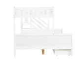 Bunk Bed with Two Pull-out Drawers and Side Hidden Storage Package 2 N652P424939K