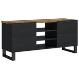 TV Cabinet 100x33x46 cm Solid Wood Mango&Engineered Wood 351969