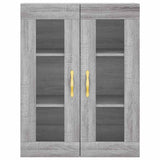 Highboard Grey Sonoma 69,5x34x180 cm Engineered Wood 3198327