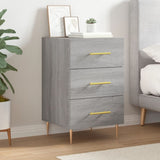 Bedside Cabinet Grey Sonoma 40x40x66 cm Engineered Wood 827650