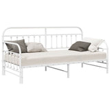 Daybed Frame White 90 x 200 cm Powder-Coated Steel 42002652