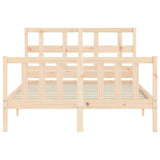 Bed Frame without Mattress 120x200 cm Solid Wood Pine 3193006