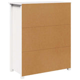 Highboard White 83x41,5x100 cm Solid Wood Pine 823515