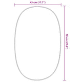 Wall Mirror Gold 70x45 cm 348219