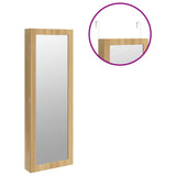 Mirror Jewellery Cabinet with LED Lights Wall Mounted 353237
