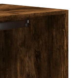 Wardrobe Smoked Oak 80x50x200 cm Engineered Wood 3307751