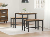 Dining Tables 60 x 60 x 75 cm METAL 892618
