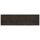 Bathroom Countertop Dark Brown 180x50x cm Treated Solid Wood 3156262