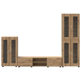 TV Cabinet Set FLORIN 3 pcs Artisan Oak Engineered Wood 3397963