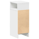 ZNTS Bedside Cabinets 2 pcs with Drawer White 25x31x66 cm 858615