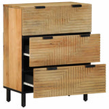 Sideboards 2 pcs Brown 60x33x75 cm Solid Wood Mango 3310004