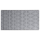 Outdoor Carpet ARAKIL White and Black 120x180 cm PP 310429