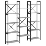 Bookshelf Grey sonoma 156 x 25 x 167 cm Engineered Wood 868344
