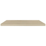 ZNTS Floating Wall Shelves 4 pcs Oak 90x23.5x3.8 cm MDF 323882