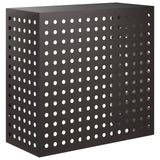 Air Conditioner Cover Black 110 x 50 x 105 cm Steel 8014143