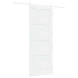 Sliding Door White 83 x 211 cm Solid Pine Wood 3333227
