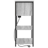 Bedside Cabinet Grey Sonoma 55 x 31 x 76 cm Engineered Wood 859503
