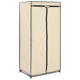 282443 Wardrobes 2 pcs Cream 75x50x160 cm