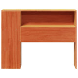 Headboard with Storage Wax Brown 100 cm Solid Wood Pine 855641