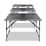 ZNTS Pasting Table 3 pcs Foldable Height Adjustable 140641