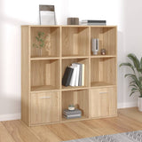 Cabinet Sonoma oak Engineered wood Medium Bookshelf Rectangular 801119