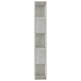 Book Cabinet/Room Divider Concrete Grey 45x24x159 cm Engineered Wood 800112