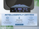 4kg Vented Tumble Dryer with Deodorize, Smart Mode, 800W Compact Tumble Dryer with Stainless Steel T3398P376696