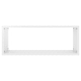 ZNTS Wall Cube Shelf 6 pcs High Gloss White 60x15x23 cm Engineered Wood 807153