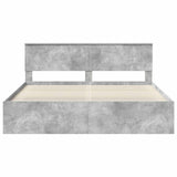 Bed Frame with Headboard Concerte 180 x 200 cm Solid Pine Wood 3410567