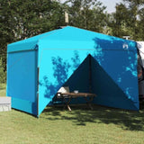 Canopy Tent Manual Blue 290 x 290 x 251 cm Fabric 42007383