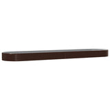 Garden Raised Bed Galvanised Steel 600x140x36 cm Brown 319050