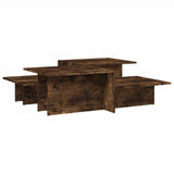 Coffee Tables 2 pcs Smoked Oak Engineered Wood 3216158