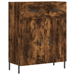 Highboard Smoked Oak 69.5x34x180 cm Engineered Wood 3199886