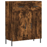 Highboard Smoked Oak 69.5x34x180 cm Engineered Wood 3199886