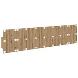 Headboard With Cabinet 3 pcs Artisan Oak Engineered Wood 3416054