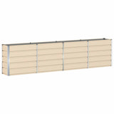 Planter Ivory 320 x 40 x 75 cm Steel 42018087