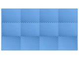 Pool Ground Mat 12 pcs Blue 4.32 EVA Foam 3433274